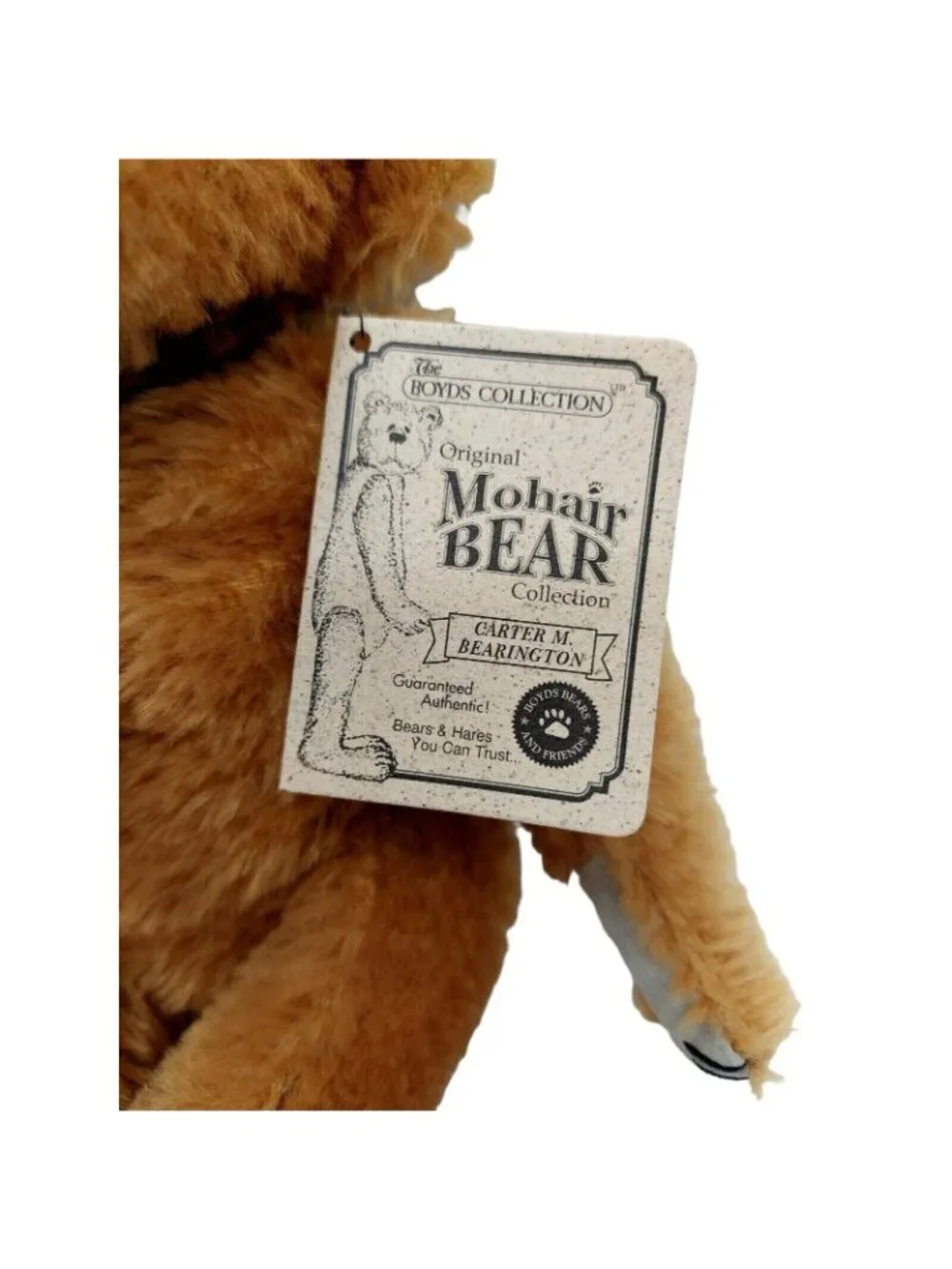 Boyds bear brown Mohair bear 10